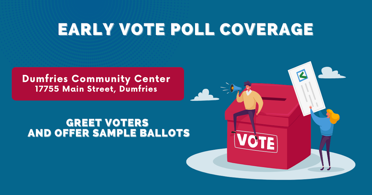Town of Dumfries Early Vote Poll Coverage · Mobilize